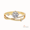 925 Sterling Silver Moissanite Ring