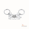 Custom Puzzle Couple Keychain