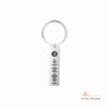 Personalized Stainless Steel Code Custom Keychain