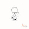 Custom Name Heart Keychain