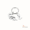 Custom Stainless Steel Name Dinosaur Keychain