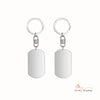 Custom Code Stainless Steel Keychain