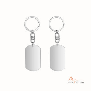 Custom Code Stainless Steel Keychain