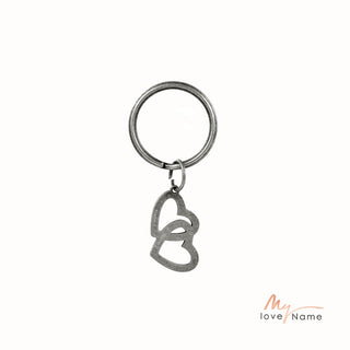 Custom Retro Heart Shaped Keychain