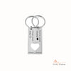 Custom Stainless Steel Couple Keychain