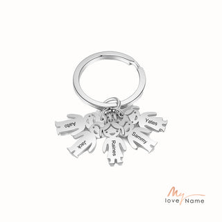 Engraving Stainless Steel 2-6 DollsKeychain