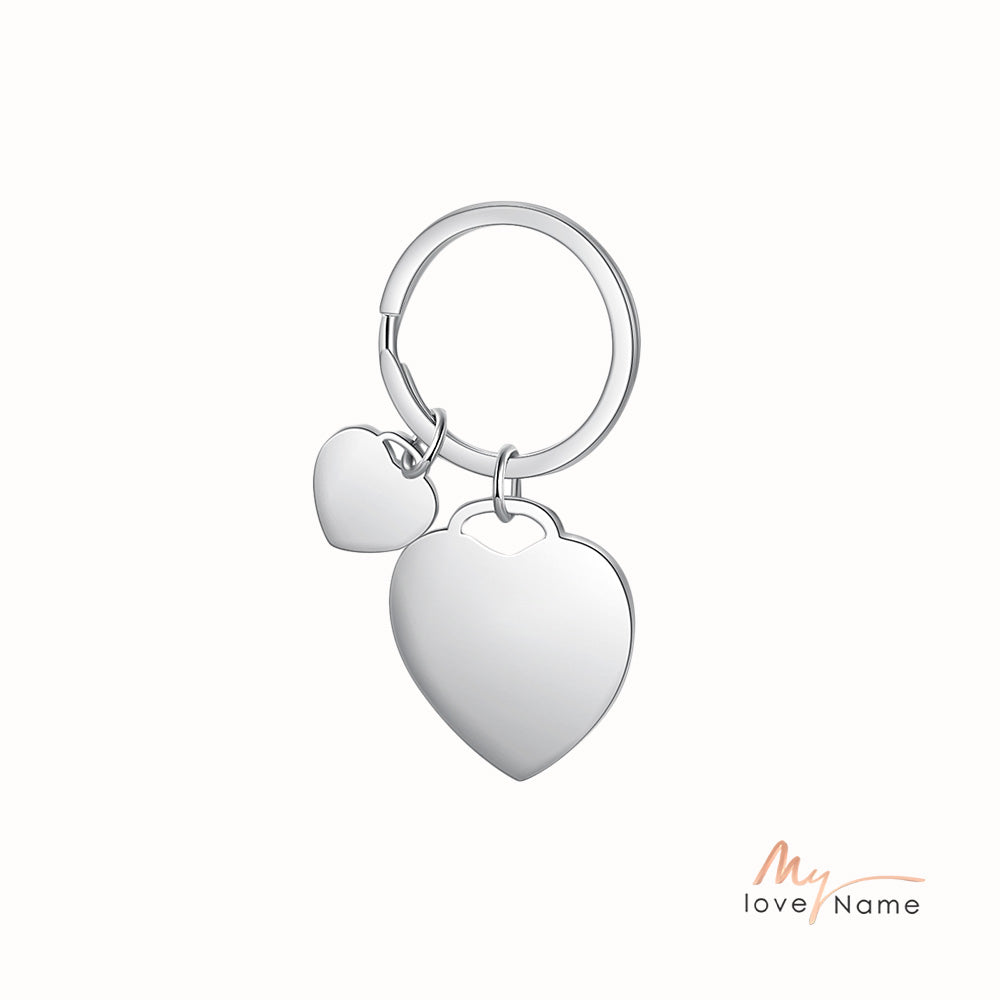 Personalized Stainless Steel Photo Keychain