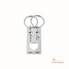 Custom Stainless Steel Couple Keychain