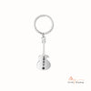 Personalized Stainless Steel Guitar Keychain