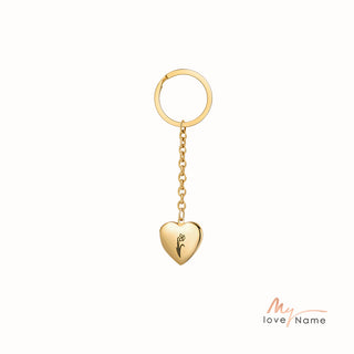 Custom Heart Keychain