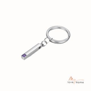 Stainless Steel Bar Keychain
