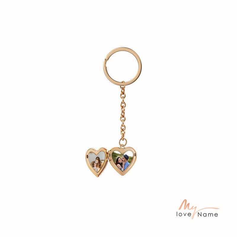 Custom Heart Keychain