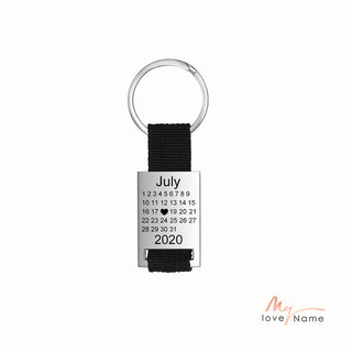 Personalized Stainless Steel Spotify Keychain