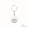 Personalized Stainless Steel Photo Keychain