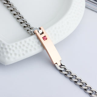 Engraved Name Stainless Steel Bracelet