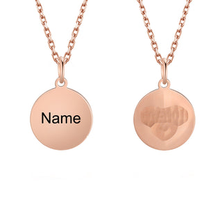 Personalized S925 silver Projection Necklace