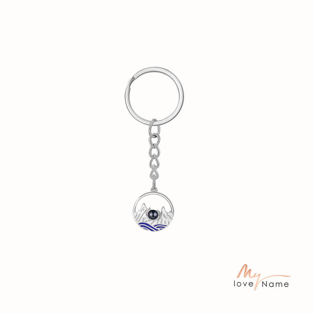 Custom Photo Couple Projection Keychains
