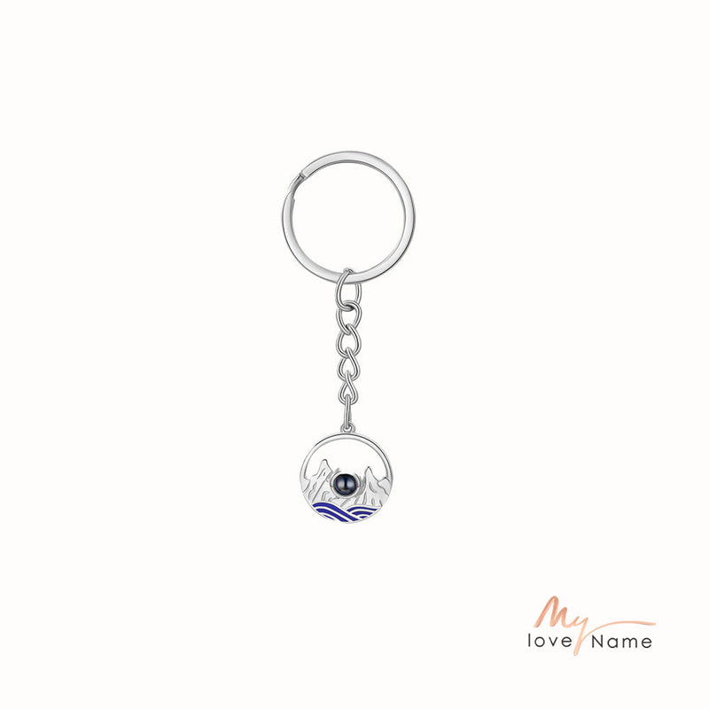 Custom Photo Couple Projection Keychains