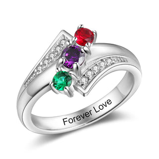 S925 Custom Cubic Zircon Ring