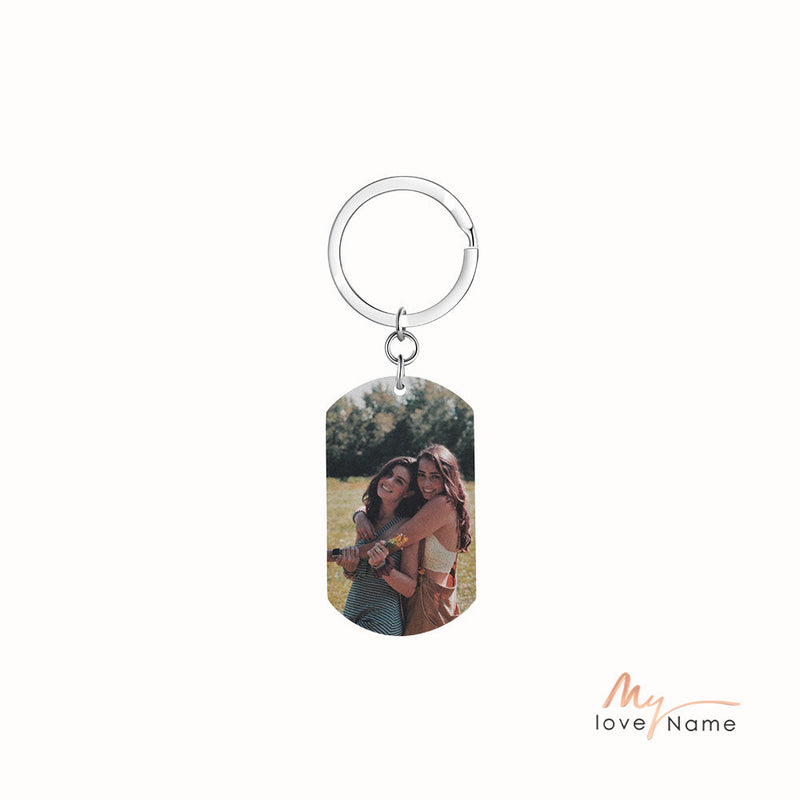 Personalized Stainless Steel Keychain