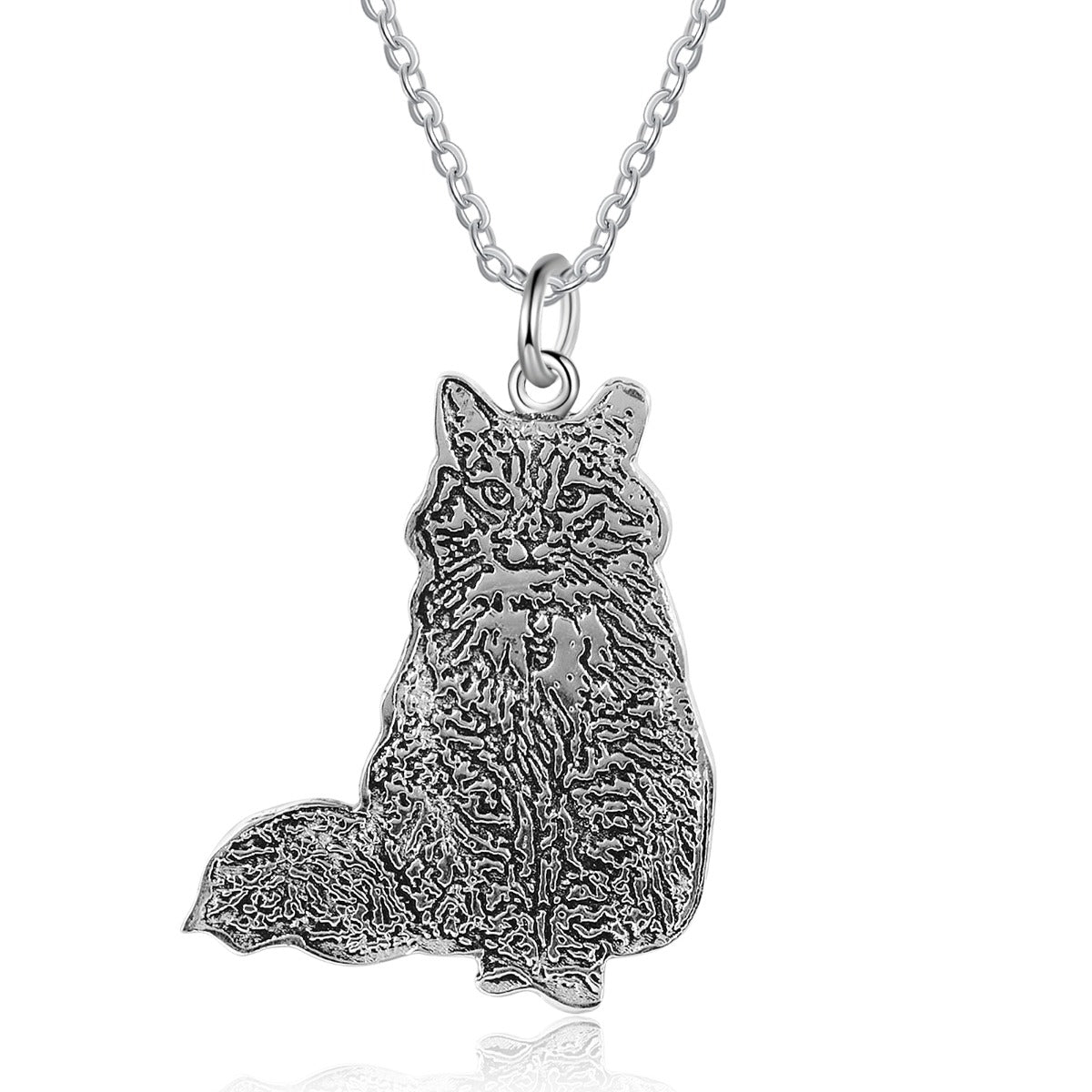 Custom Pet Portrait Necklace