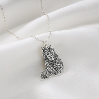 Custom Pet Portrait Necklace