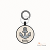 Personalized Silica Gel Guitar Wolf Dog Tag