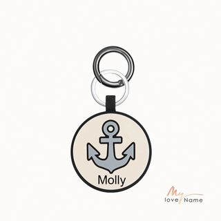 Personalized Silica Gel Guitar Wolf Dog Tag