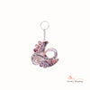 Custom Name Heart Moon Keychain