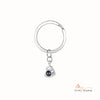 Custom Photo Projection Heart Keychain