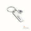 Custom Name Projection Couple Keychain