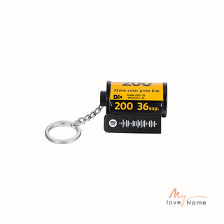 Custom Photo Film Keychain