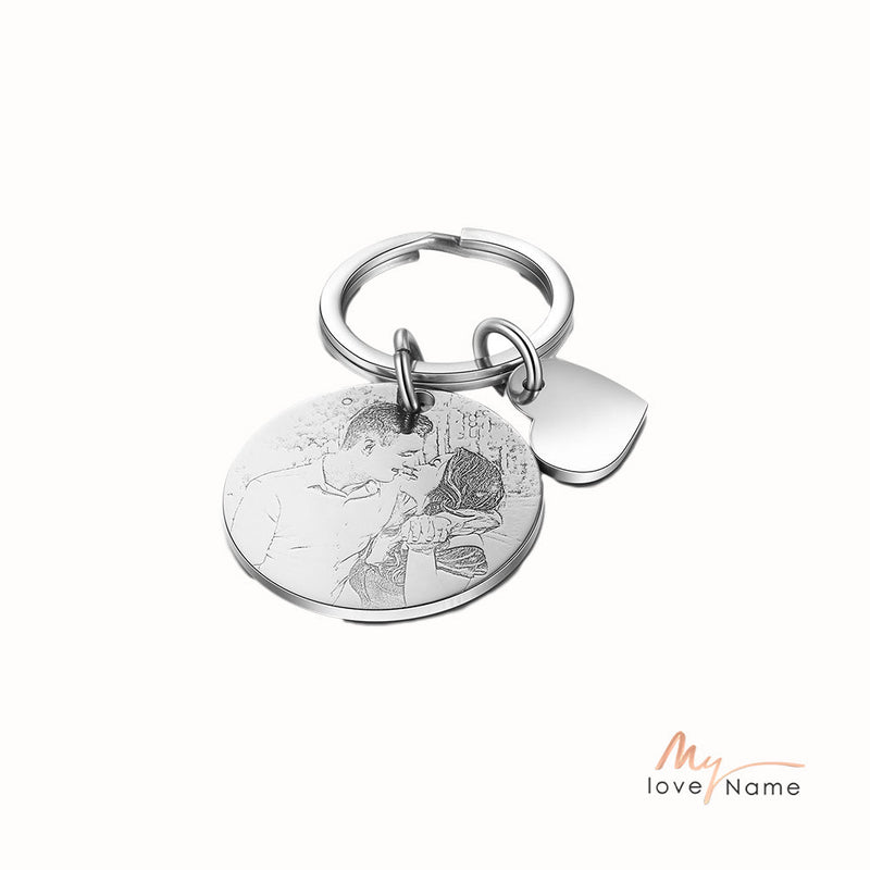 Best Personalized Photo Stainless steel Keychain set