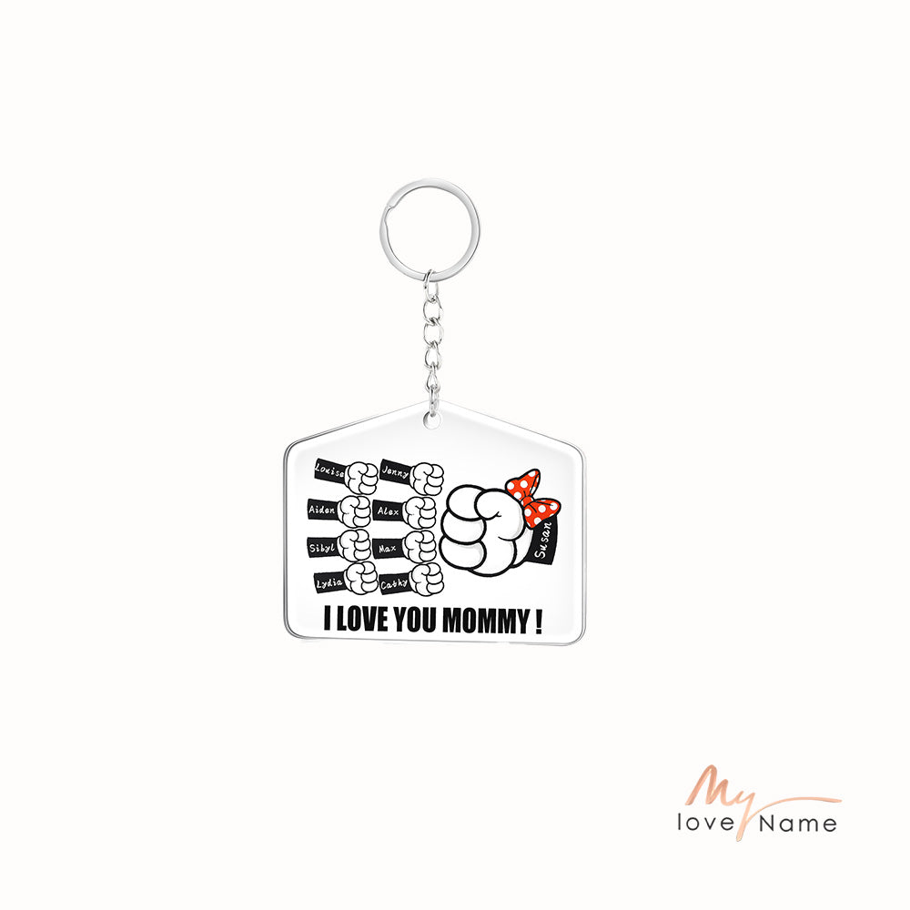Stainless Steel Custom Name Keychain
