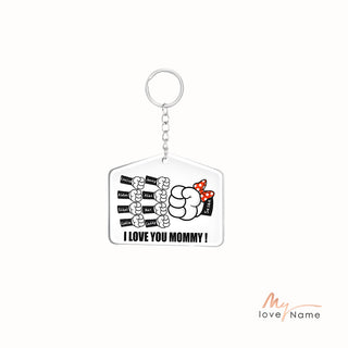 Stainless Steel Custom Name Keychain