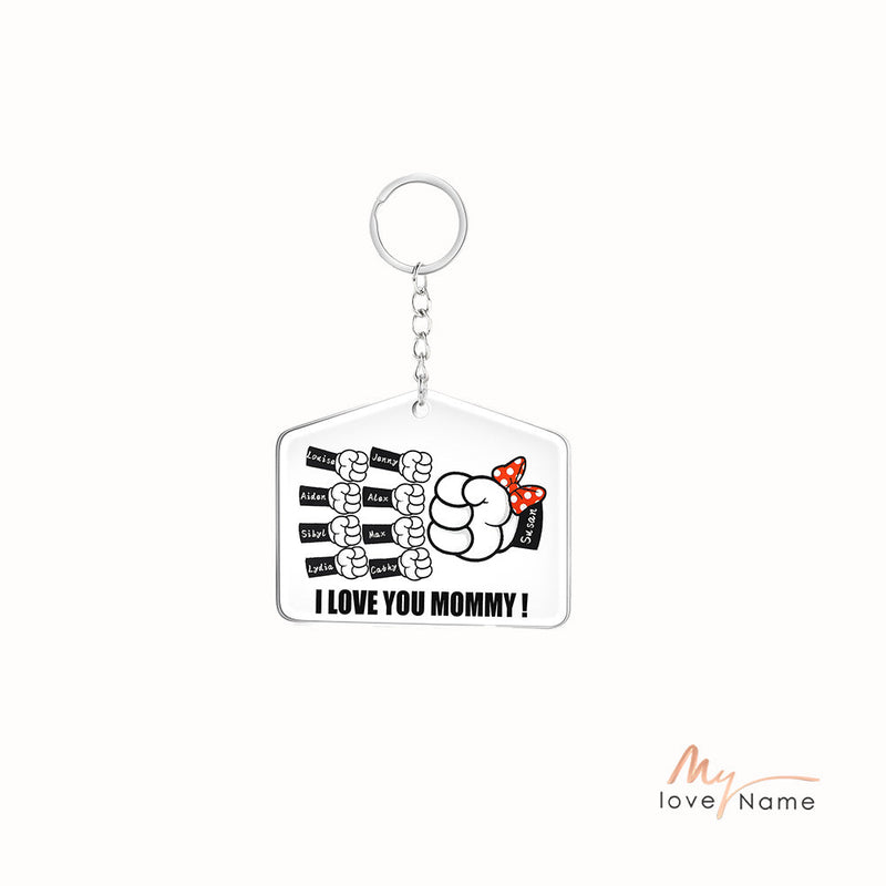 Stainless Steel Custom Name Keychain