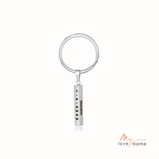 Personalized Stainless Steel Keychain