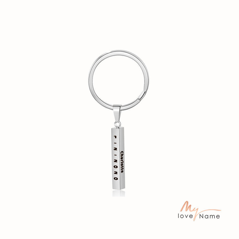 Personalized Stainless Steel Keychain
