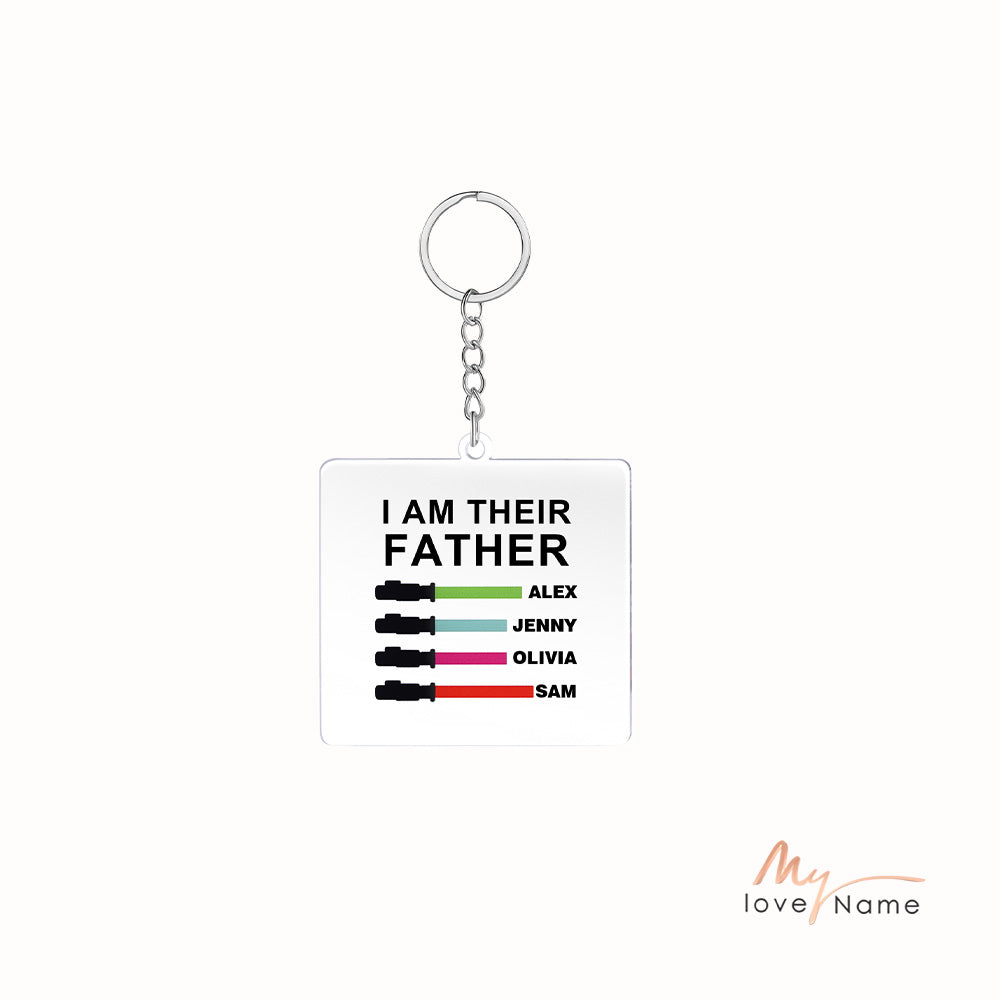 Custom Square Keychain