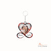 Christmas Decoration Custom Acrylic Heart Keychain