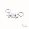 Personalized Puzzle Couple Keychain