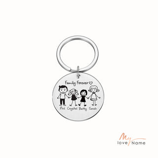 Custom Round Keychain