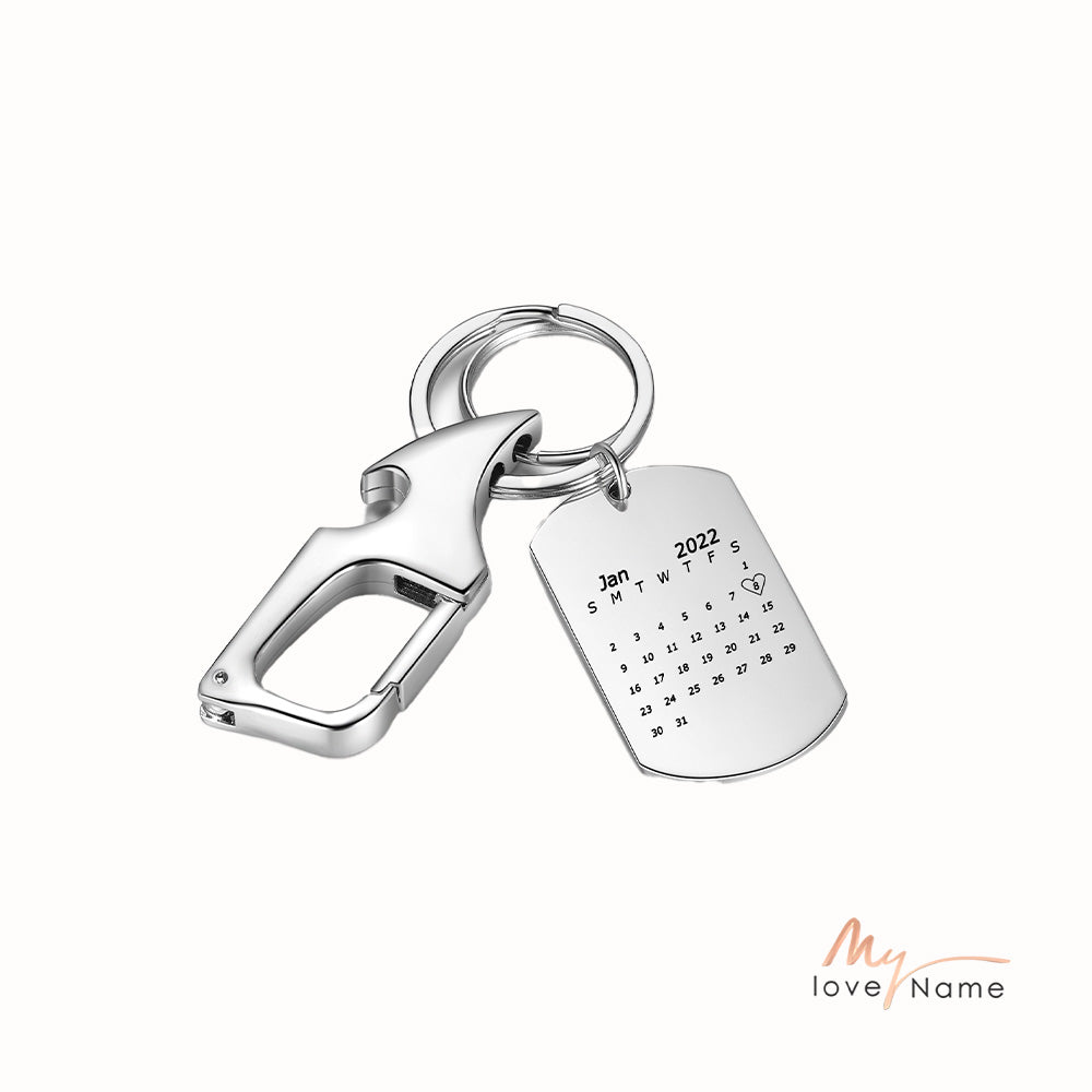 Custom Calendar Keychian