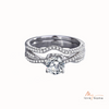 925 Sterling Silver Moissanite Ring