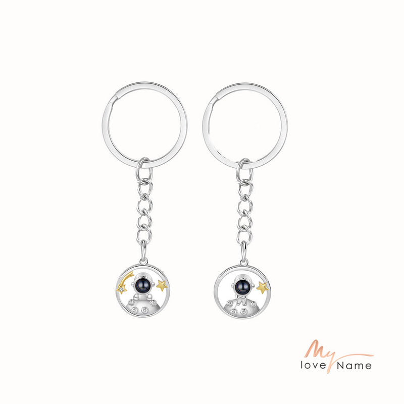 Custom Photo Couple Projection Keychains