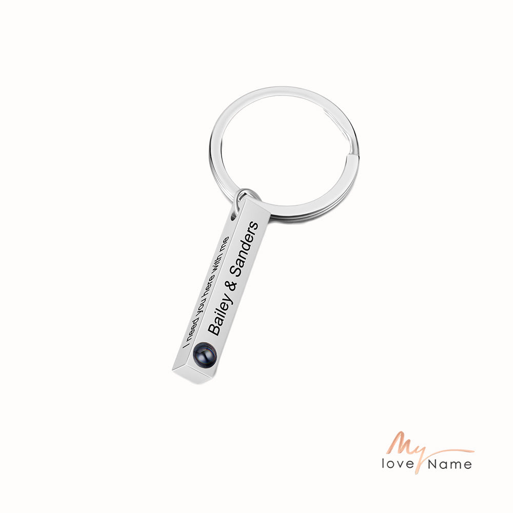 Custom Photo Projection Keychain
