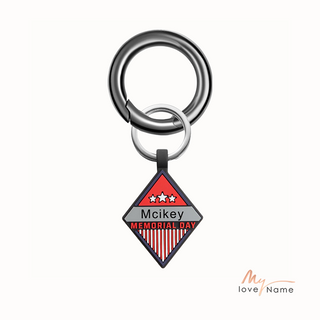 Custom Memorial Day Dog Tag