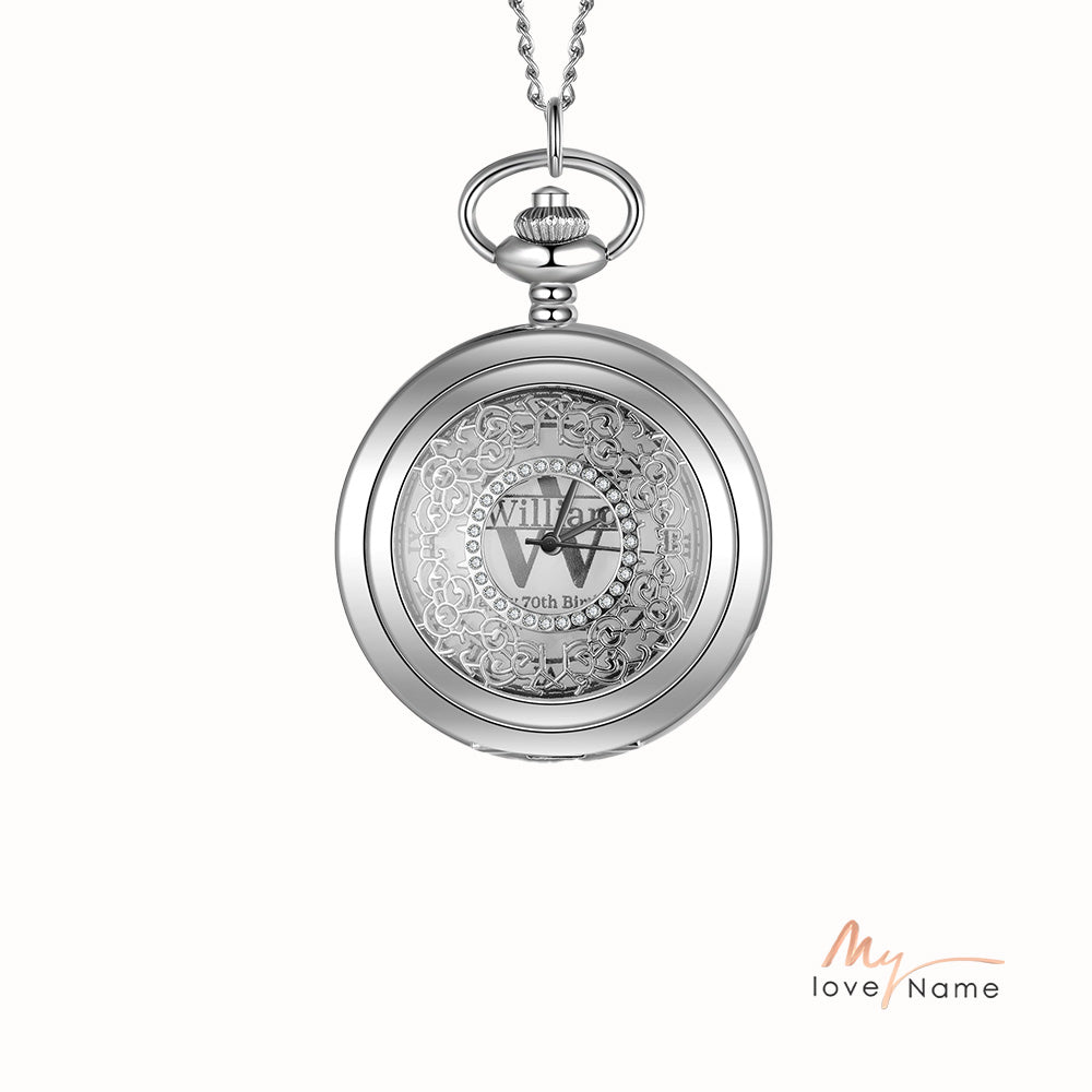 Custom Name Pocket Watch