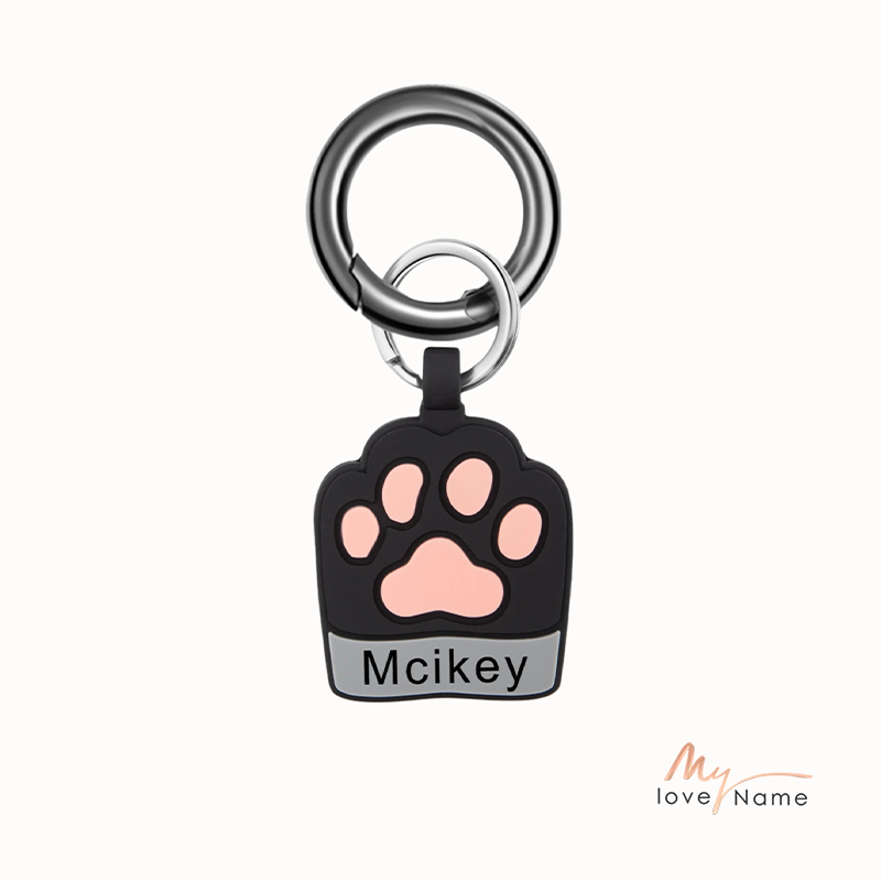 Custom Paw Dog Tag