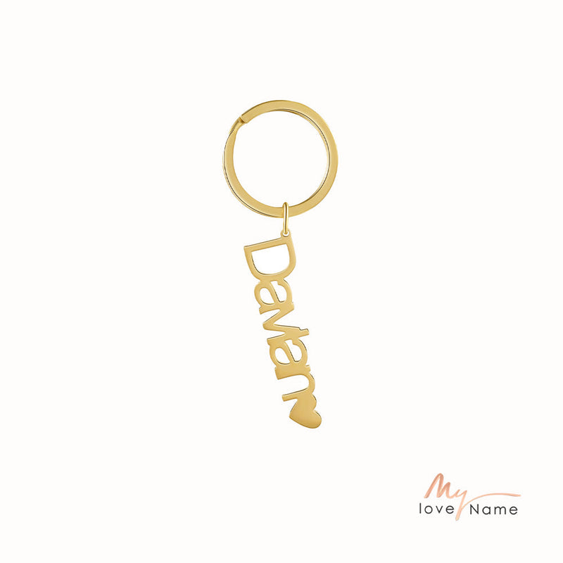Custom Stainless Steel Name Keychain